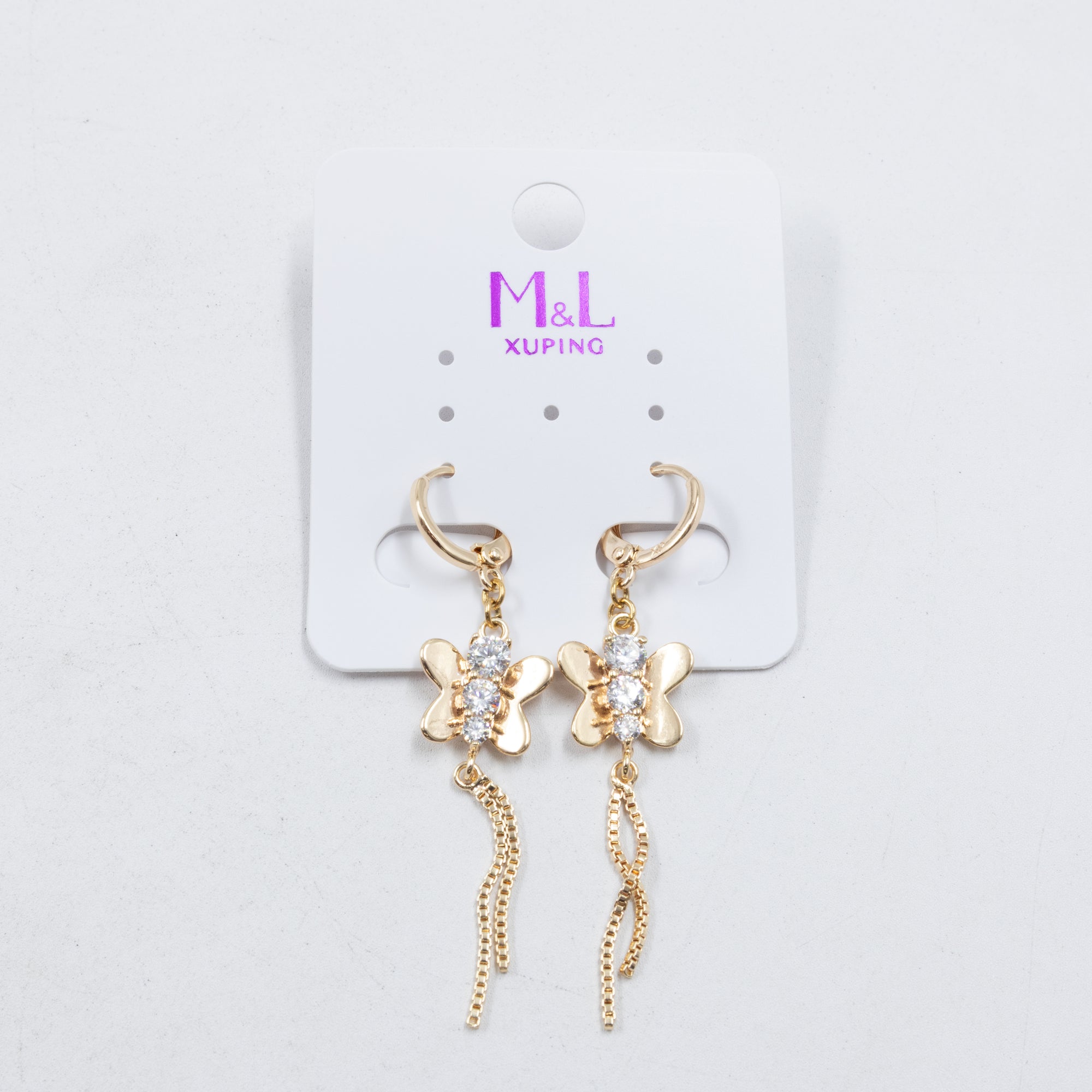 Aretes Xuping Dorados M7 Oro Laminado
