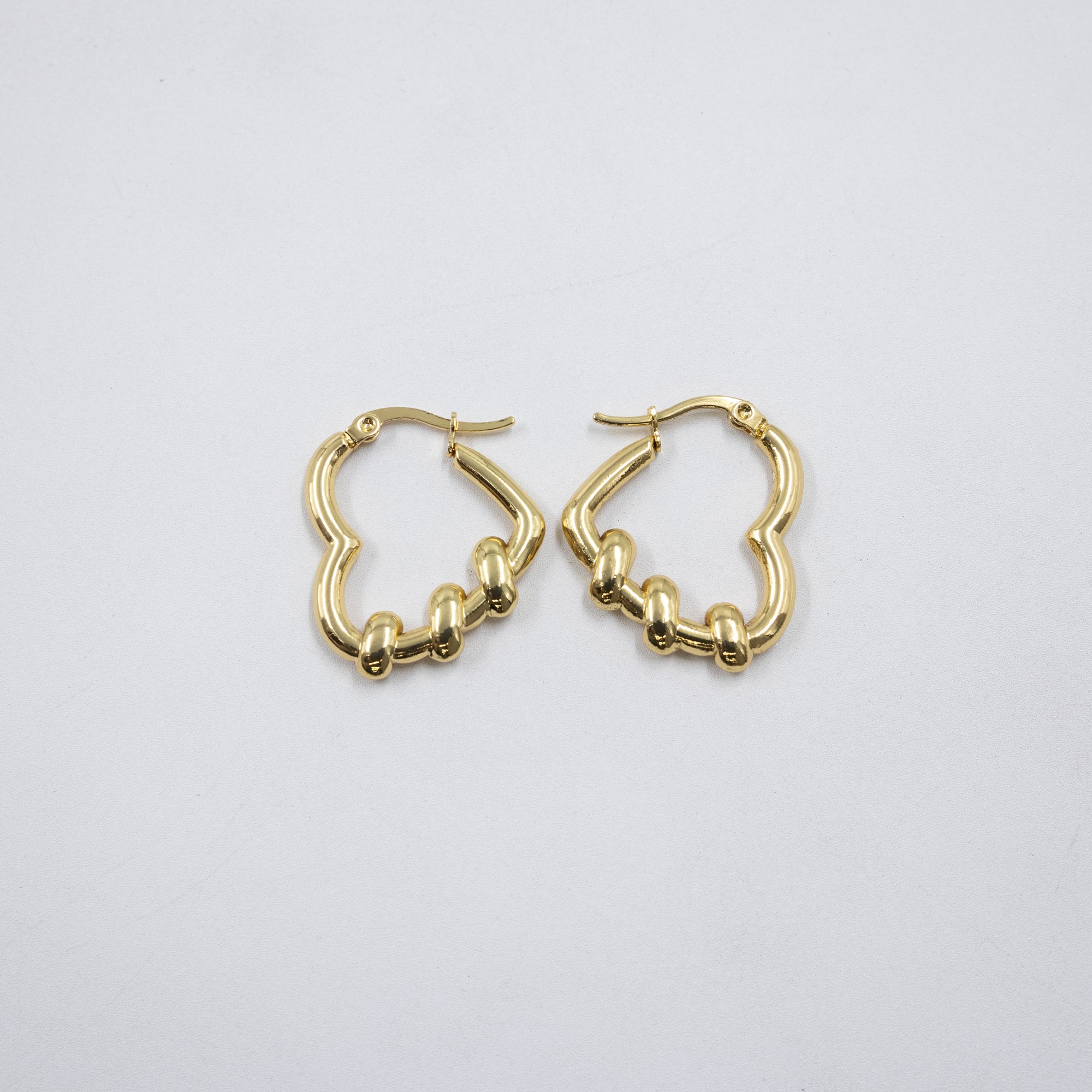 Aretes Dorados Chicos M2 Oro Laminado