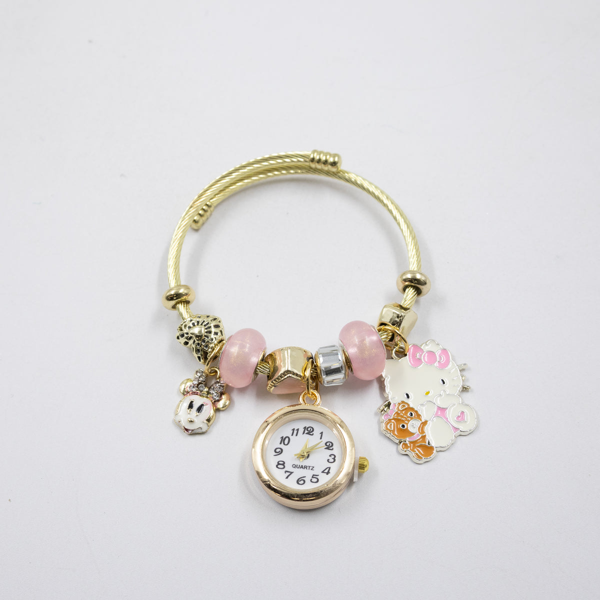 Pulsera tipo Pandora Dorados M17 Oro Laminado