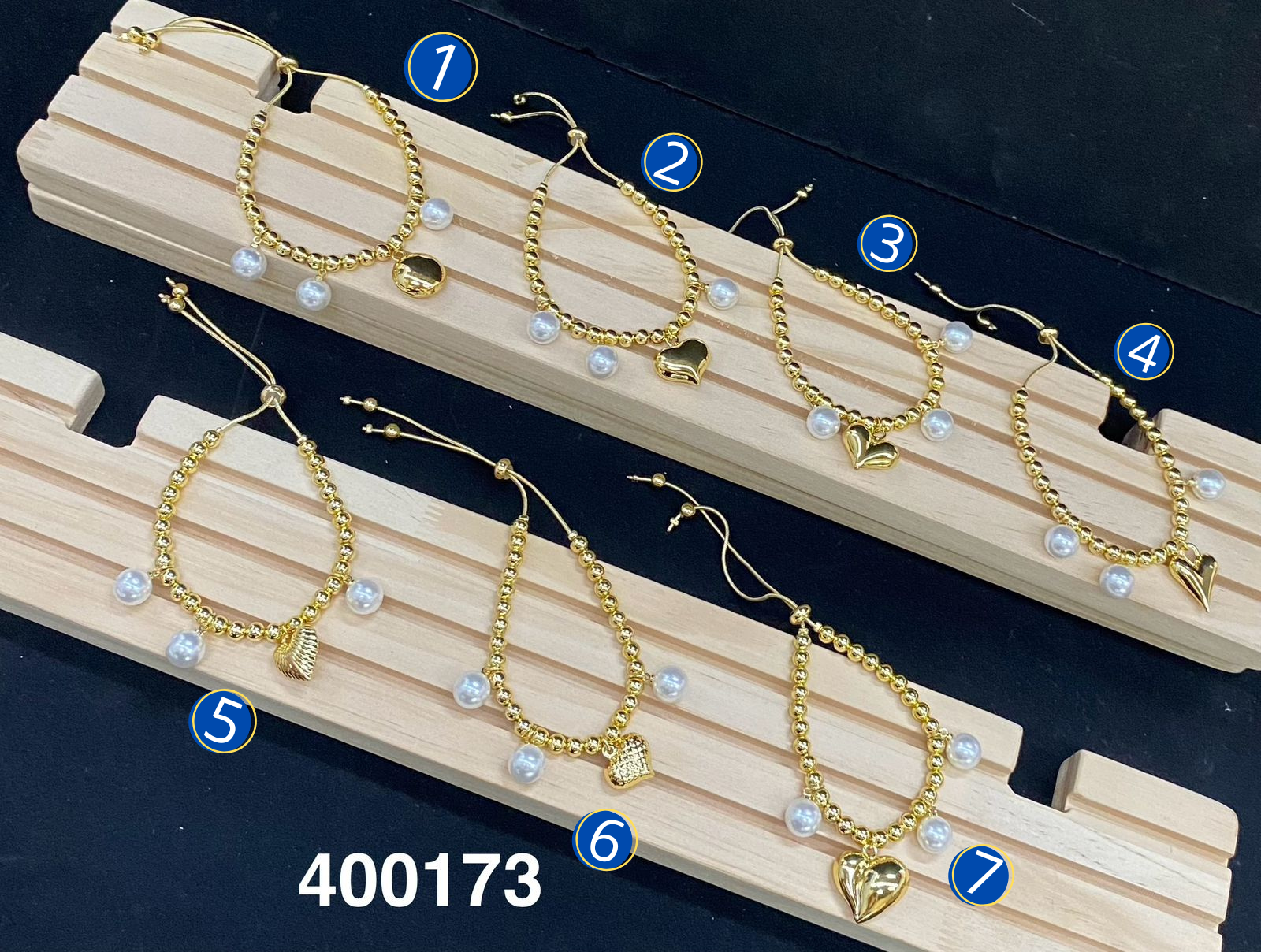 Pulseras Doradas con Dije M1 Oro Laminado 03/03/26