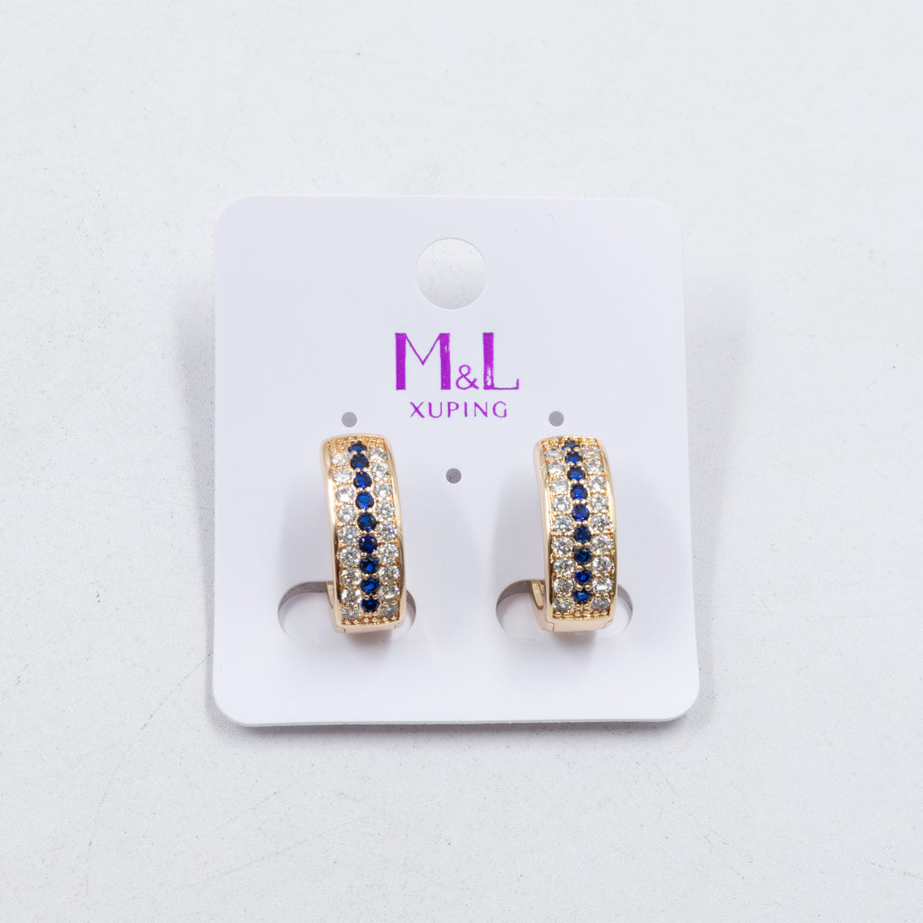 Aretes Xuping Dorados M5 Oro Laminado