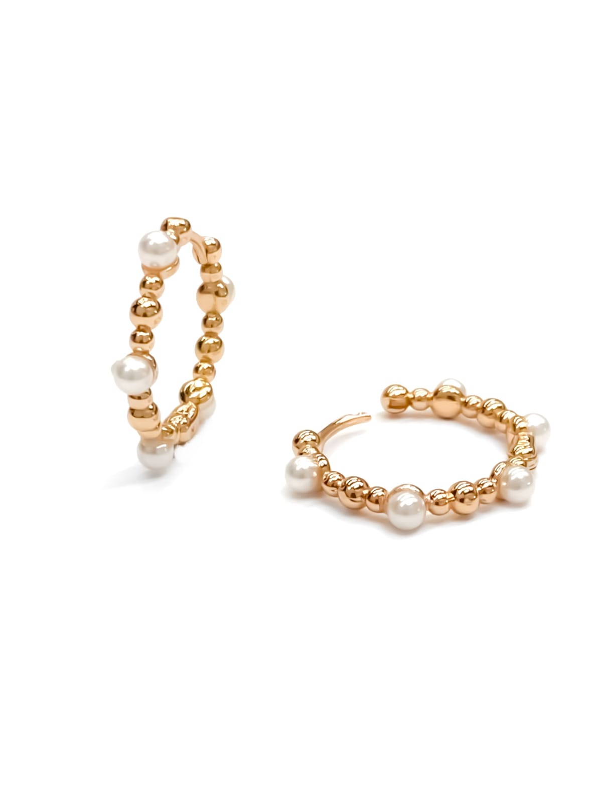 ARETES HUGGIES M6- ORO LAMINADO