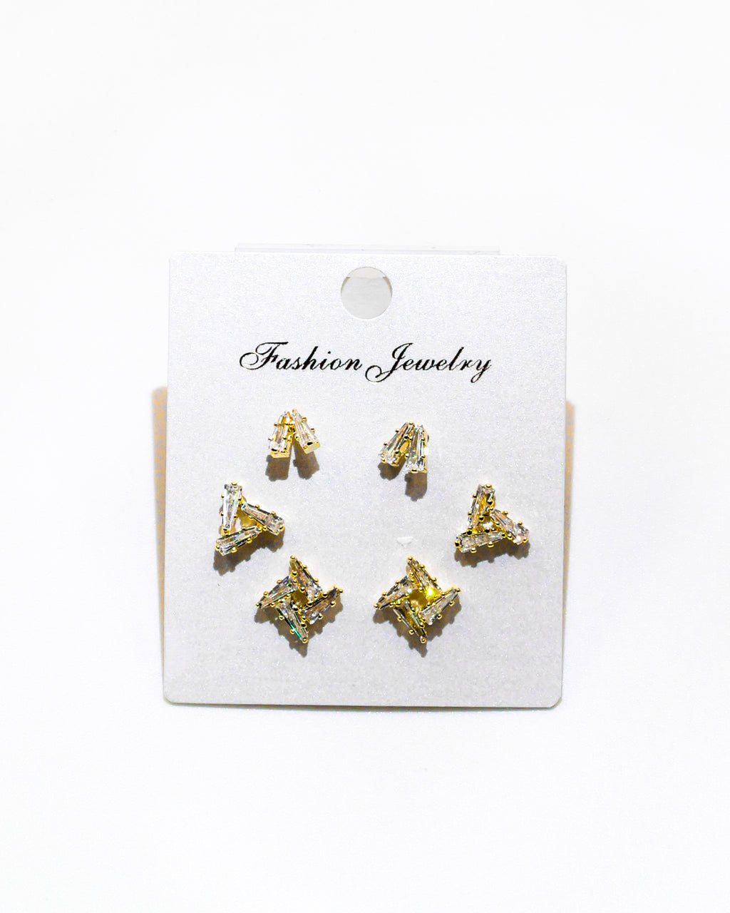 Set Aretes X3 - M116 Oro Laminado