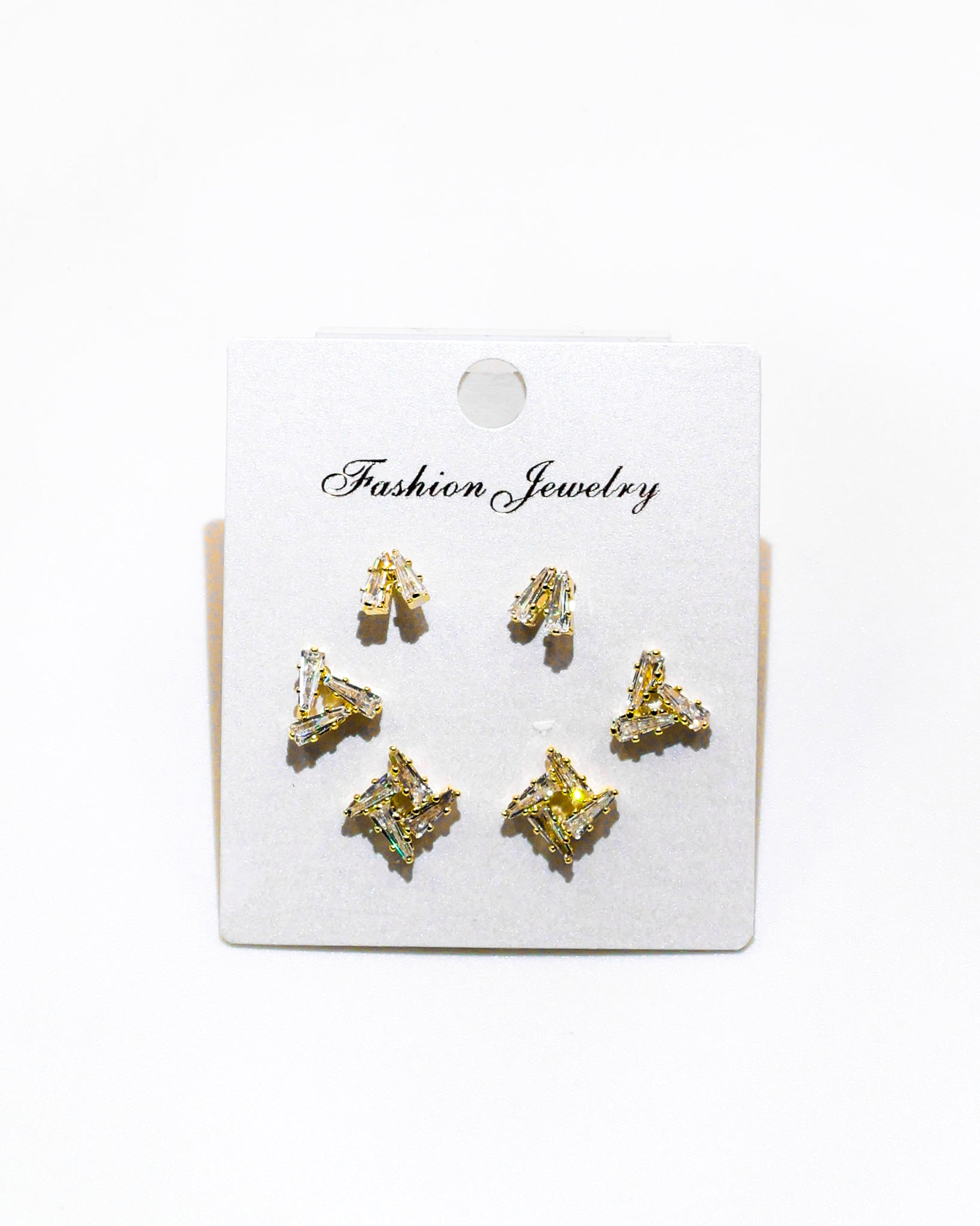 Set Aretes X3 - M116 Oro Laminado