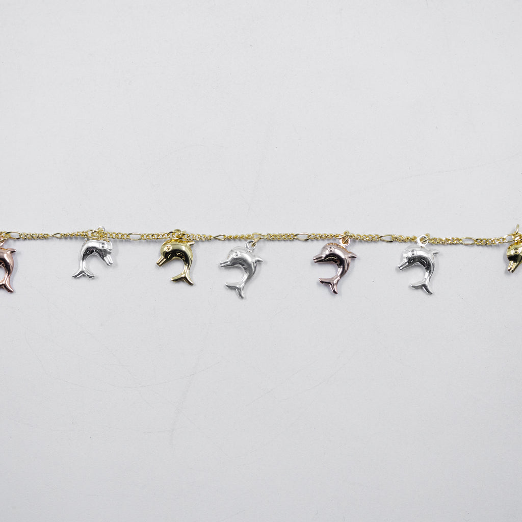Pulseras de Tres colores M1 Oro Laminado