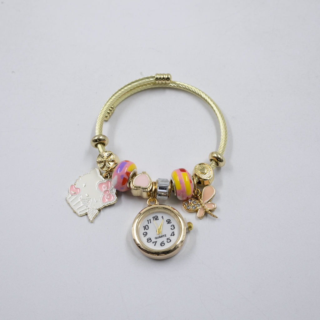Pulsera tipo Pandora Dorados M13 Oro Laminado