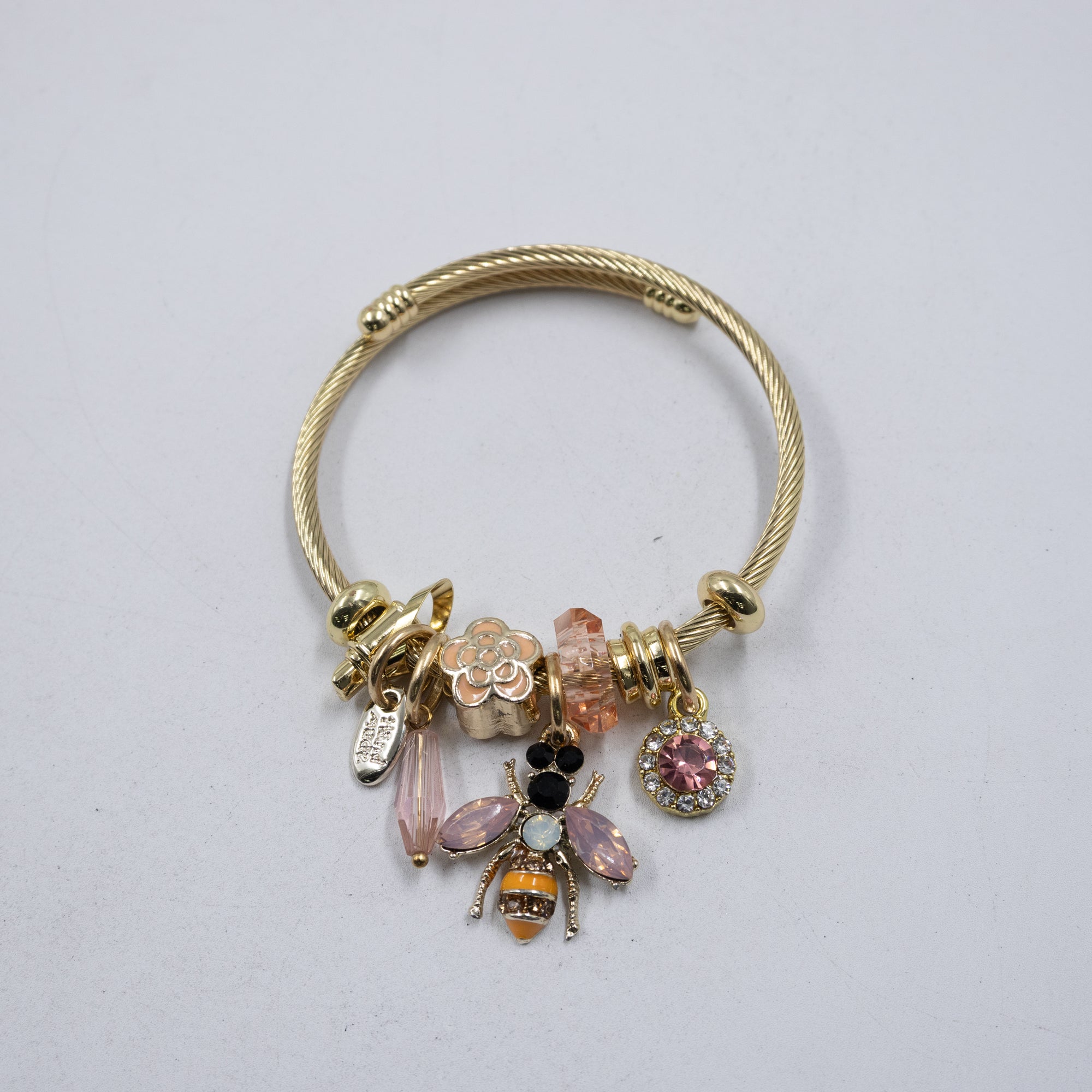 Pulsera tipo Pandora M12 Oro Laminado