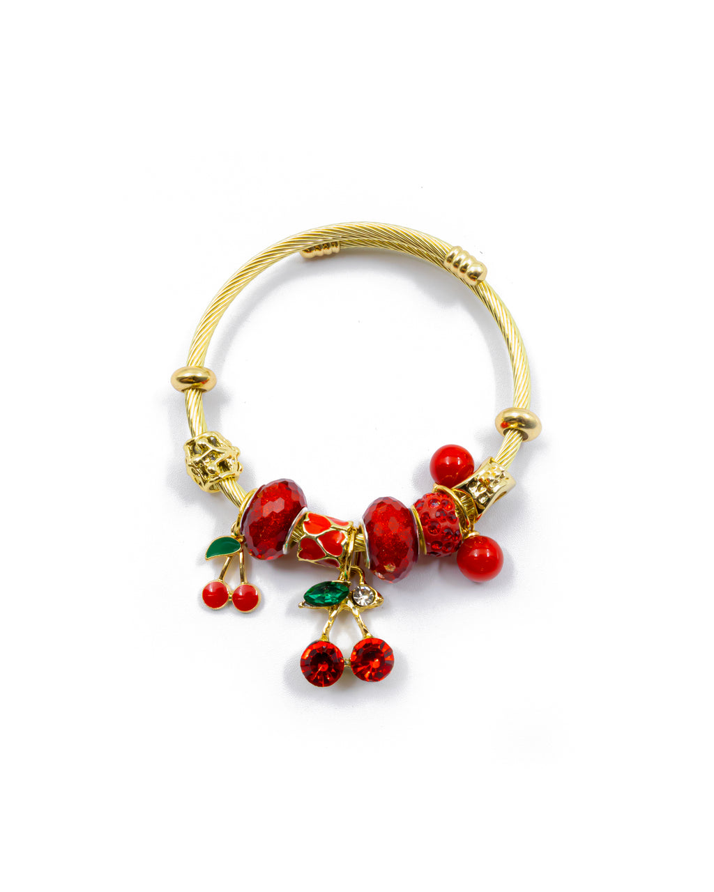 PULSERA DE CORAZON M1 ORO LAMINADO