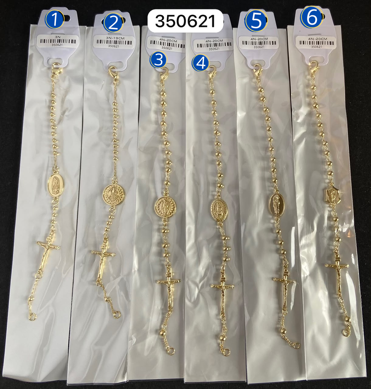 [12/SEPTIEMBRE/26] Pulsera Dorada de 19 y 20 cm M11 Oro Laminado