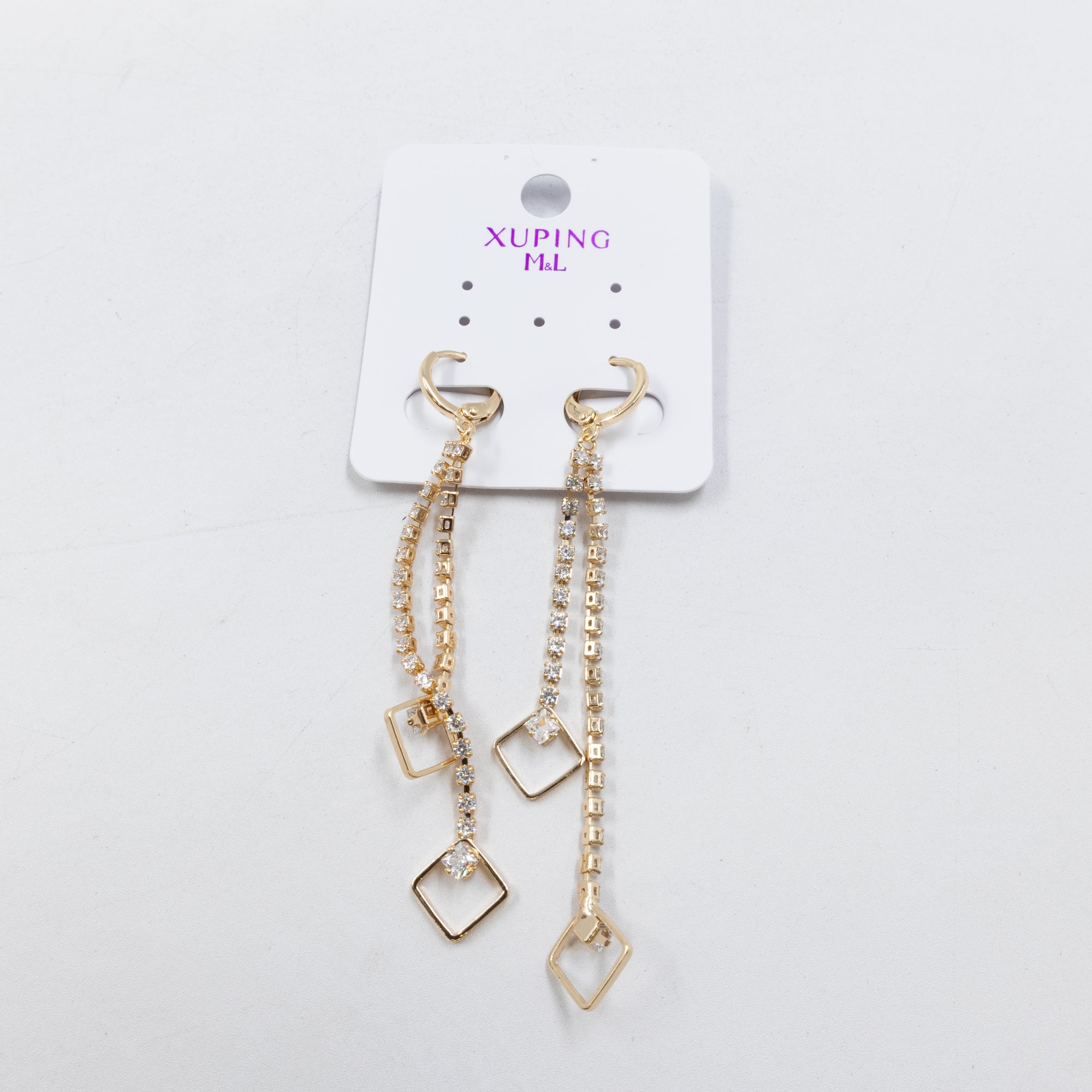 Aretes Dorados Xuping de Gancho M11 Oro Laminado