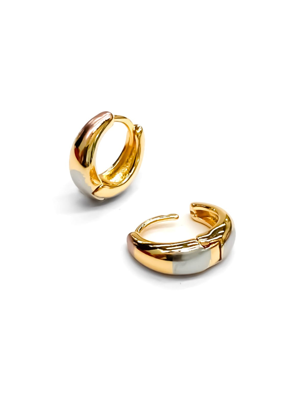 ARETES HUGGIES M20 - ORO LAMINADO