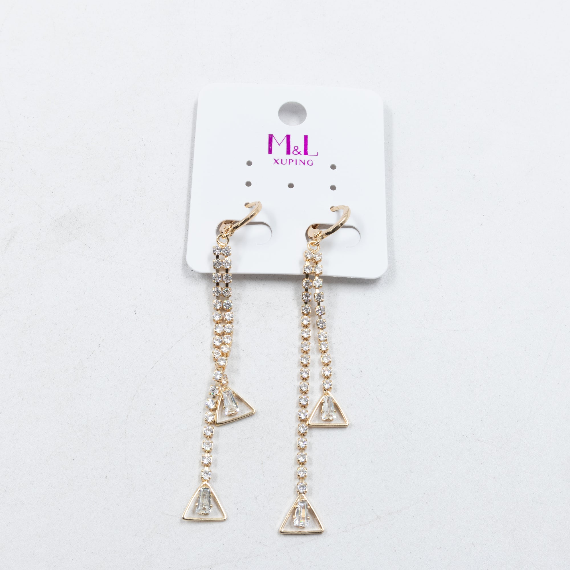 Aretes Xuping Dorados M16 Oro Laminado