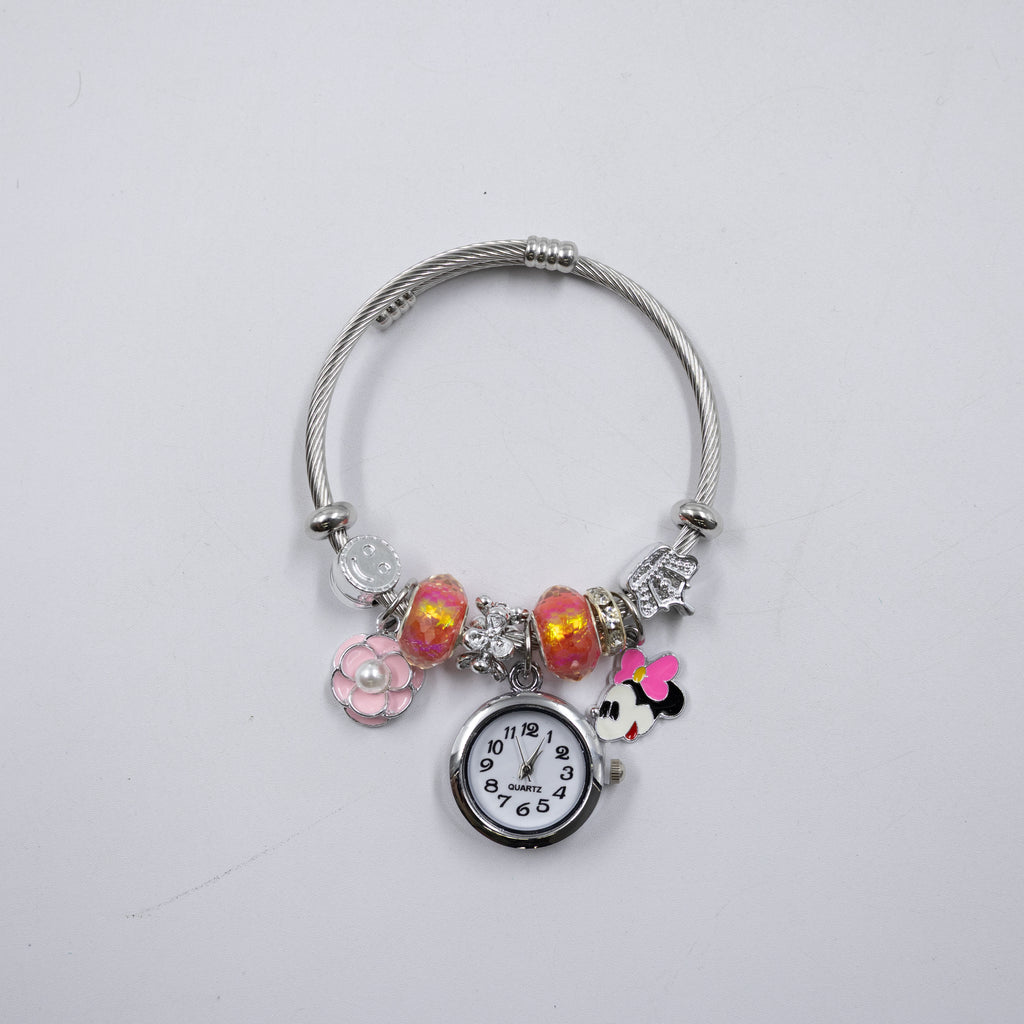 Pulsera tipo Pandora Plateadas M19 Oro Laminado