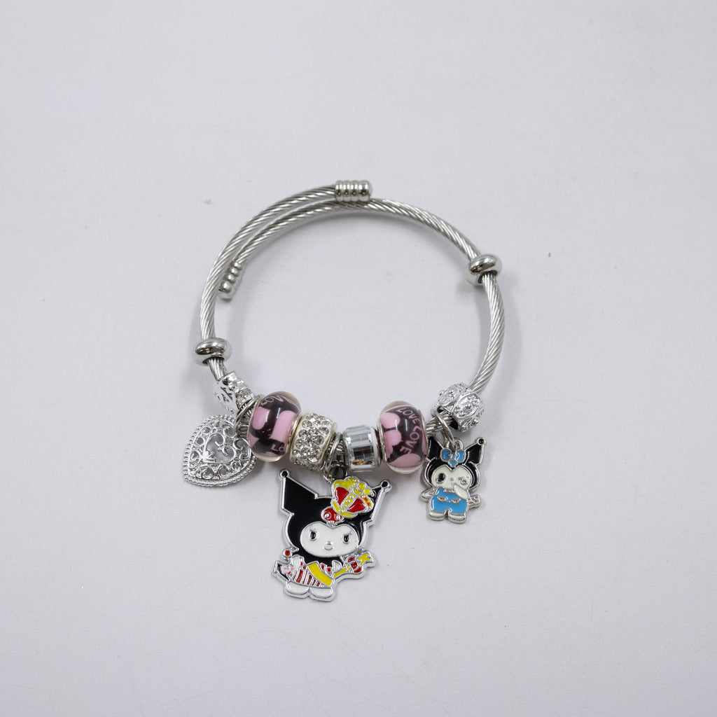 Pulsera tipo Pandora Plateados M5 Oro Laminado