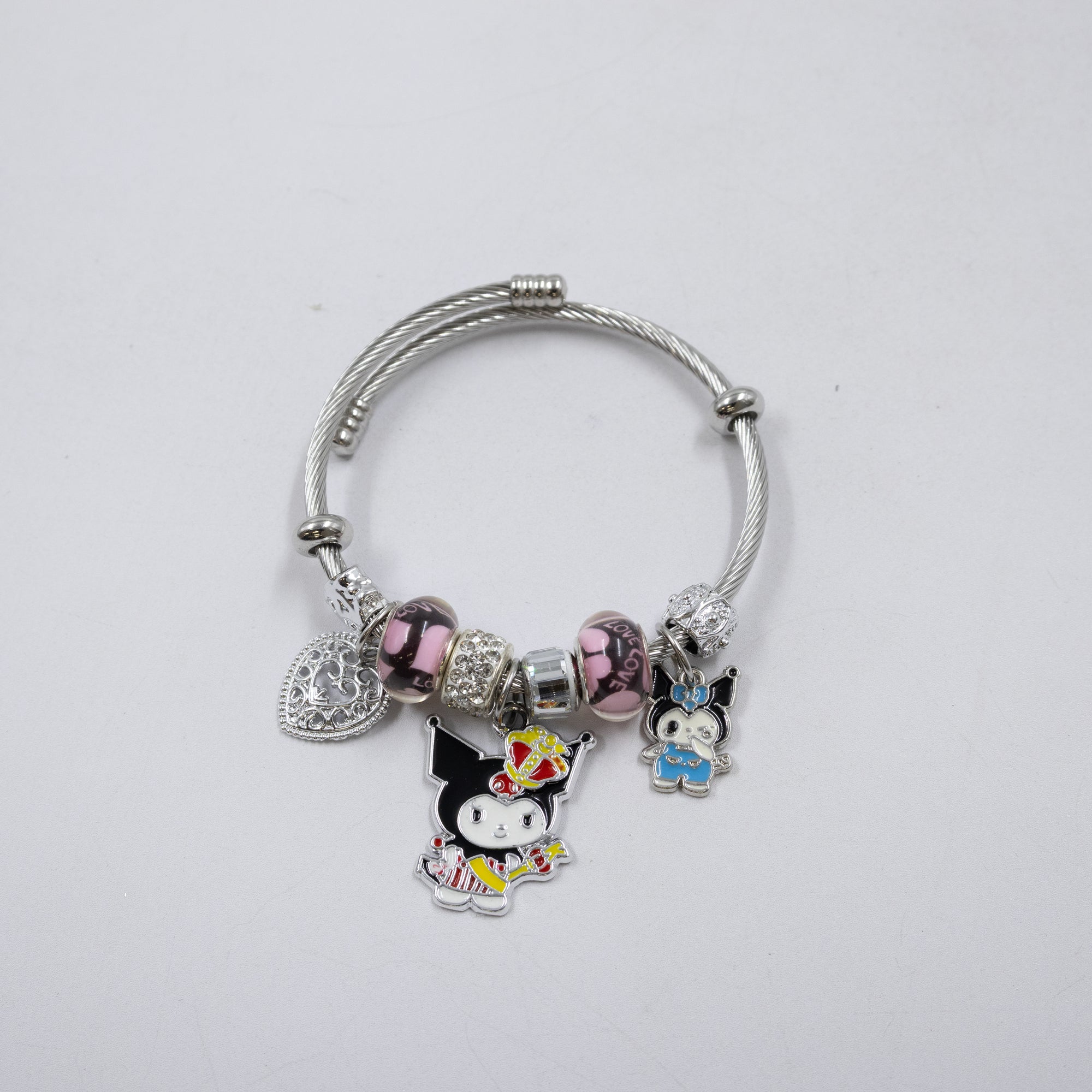 Pulsera tipo Pandora Plateados M5 Oro Laminado