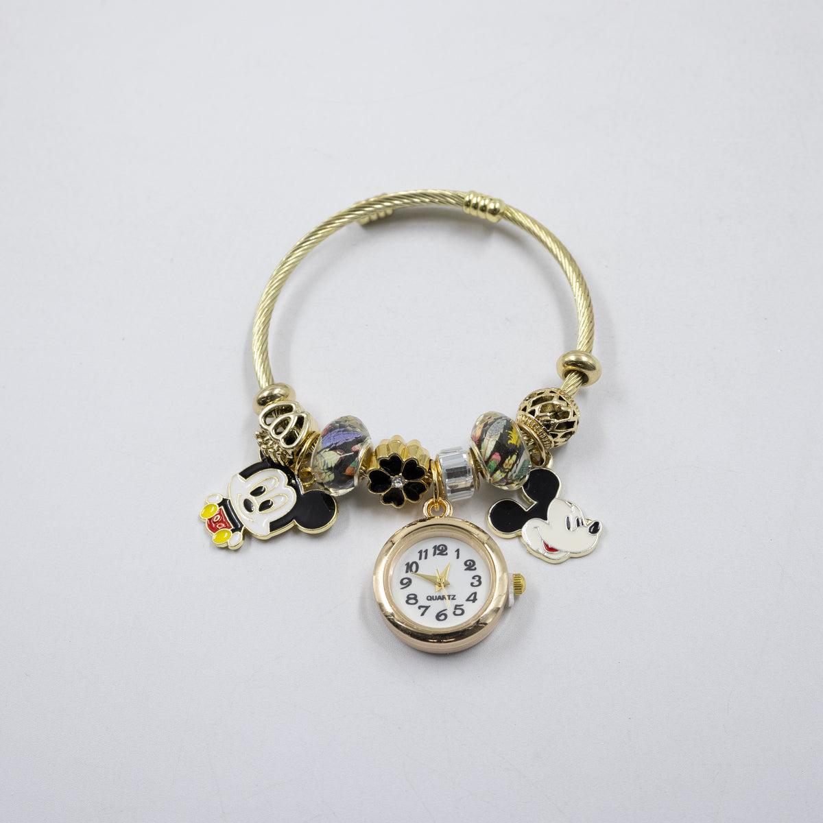 Pulsera tipo Pandora Dorados M18 Oro Laminado