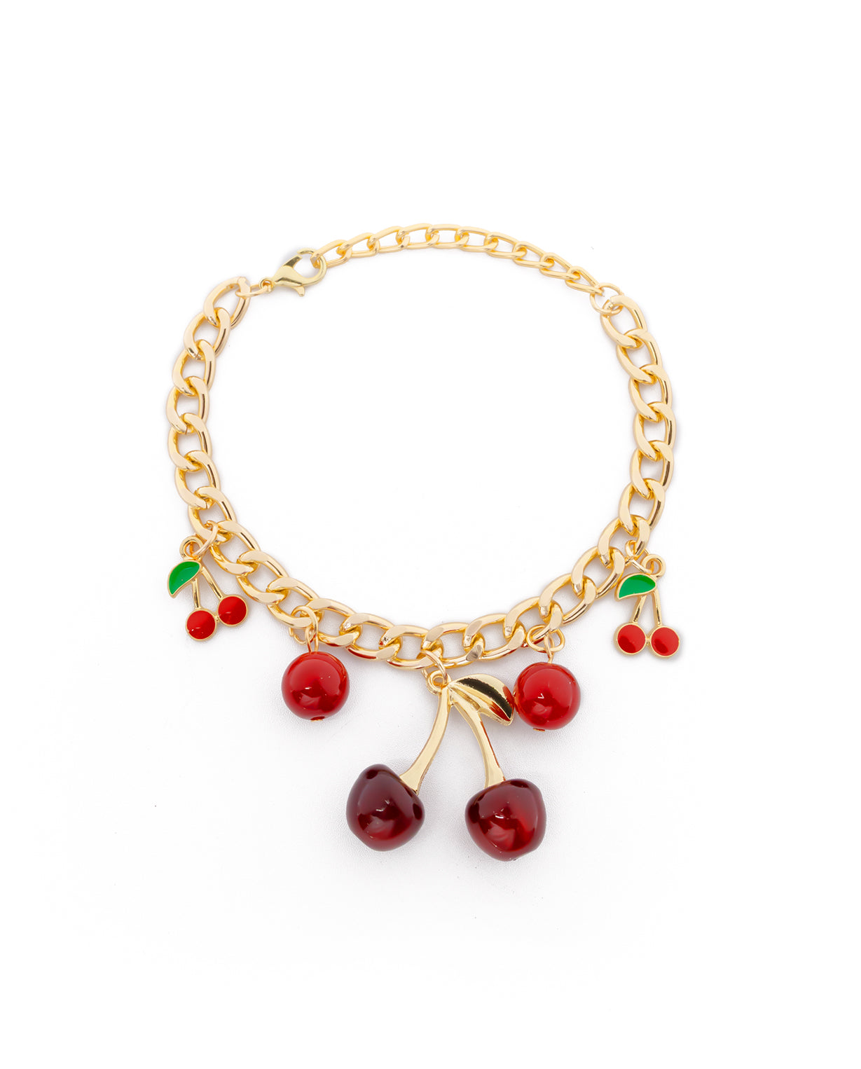 PULSERA DE CORAZON M2 ORO LAMINADO