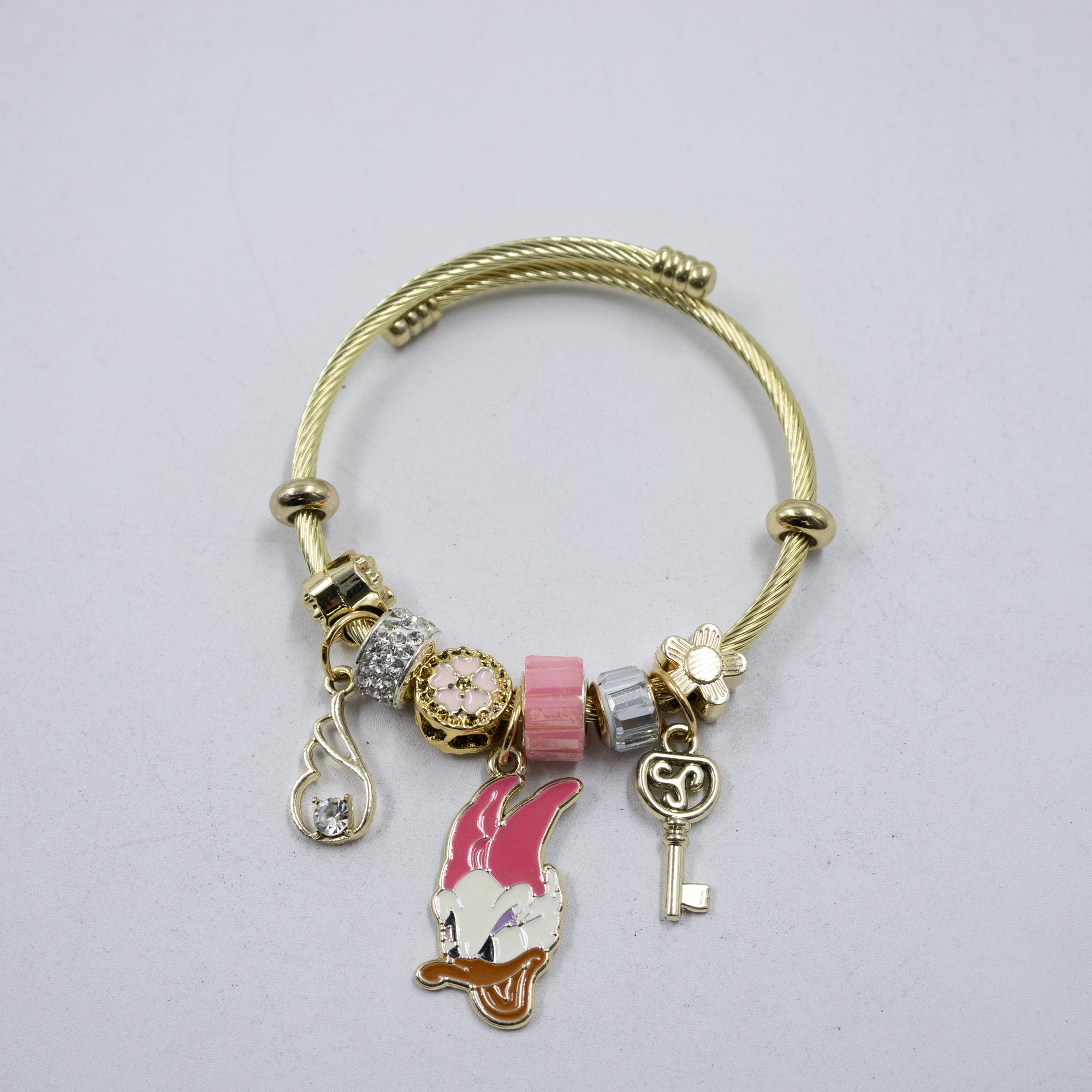 Pulsera tipo Pandora M9 Oro Laminado
