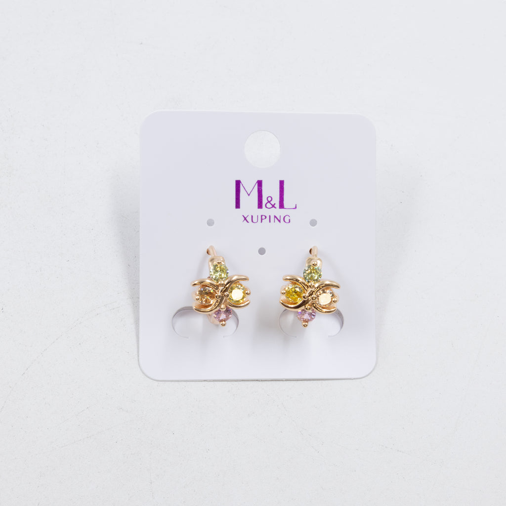 Aretes Xuping Dorados M3 Oro Laminado