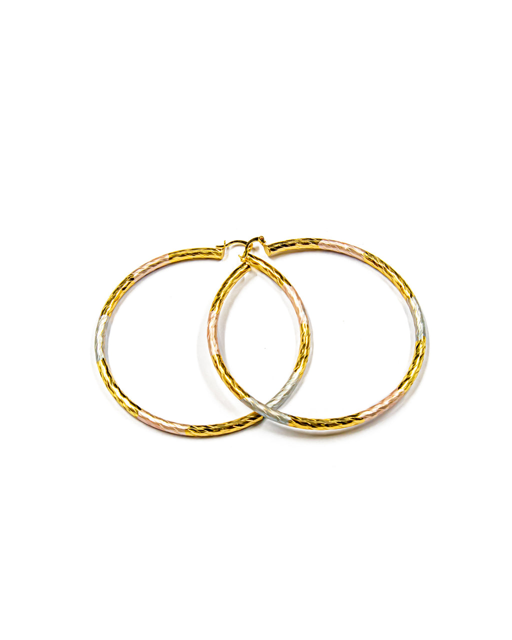 Arete tipo arracada - M1 Oro Laminado