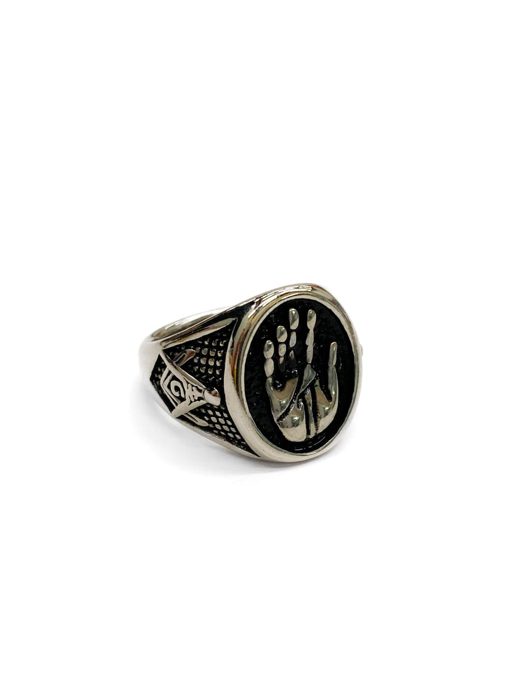 Anillo Dorado y Plateado M14  Acero Inoxidable
