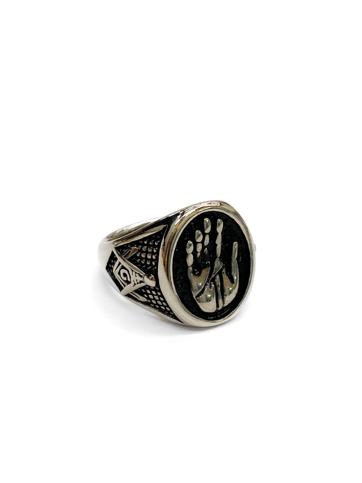 Anillo Dorado y Plateado M14  Acero Inoxidable
