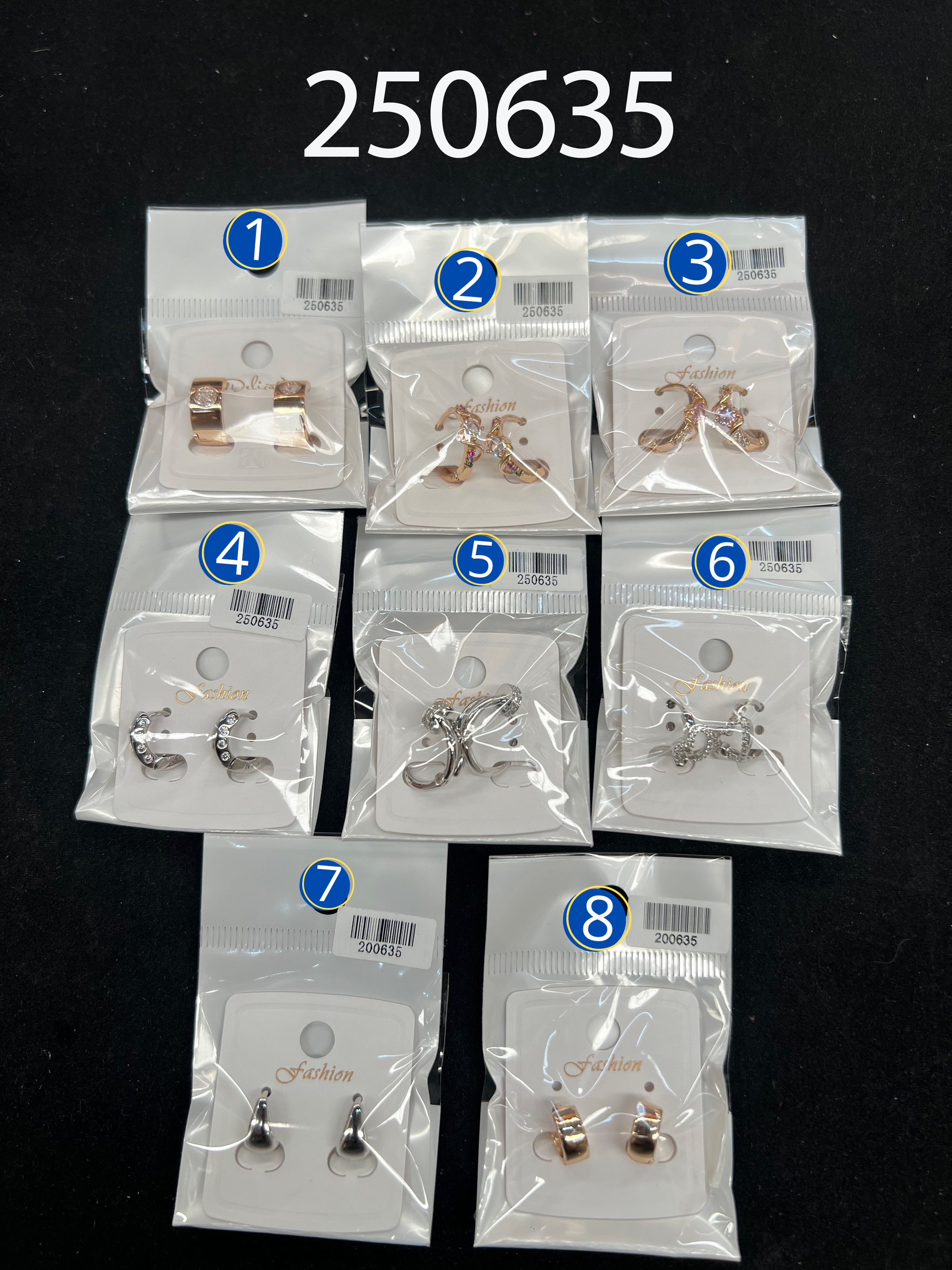 [07/JULIO/26] Aretes Dorados y Plateados M3 ORO Laminado