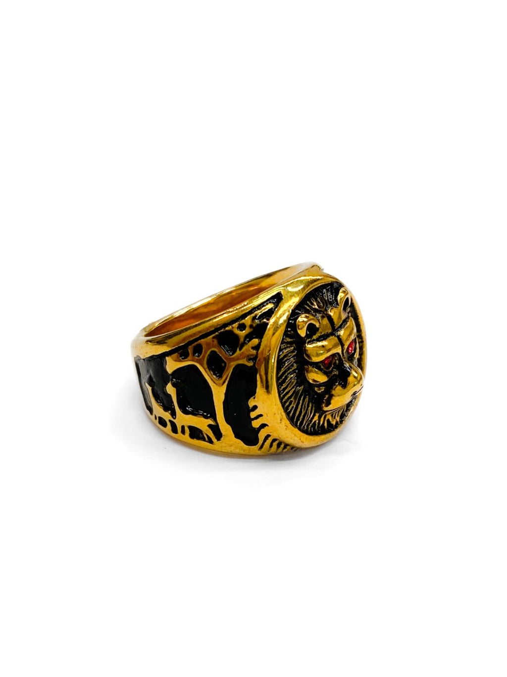 Anillo Dorado y Plateado M14  Acero Inoxidable