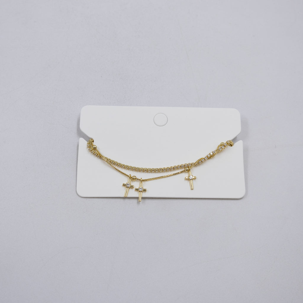 Pulsera Dorada Ansheli M22 Oro Laminado