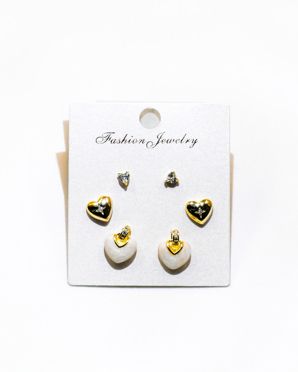 Set Aretes X3 - M5 Oro Laminado