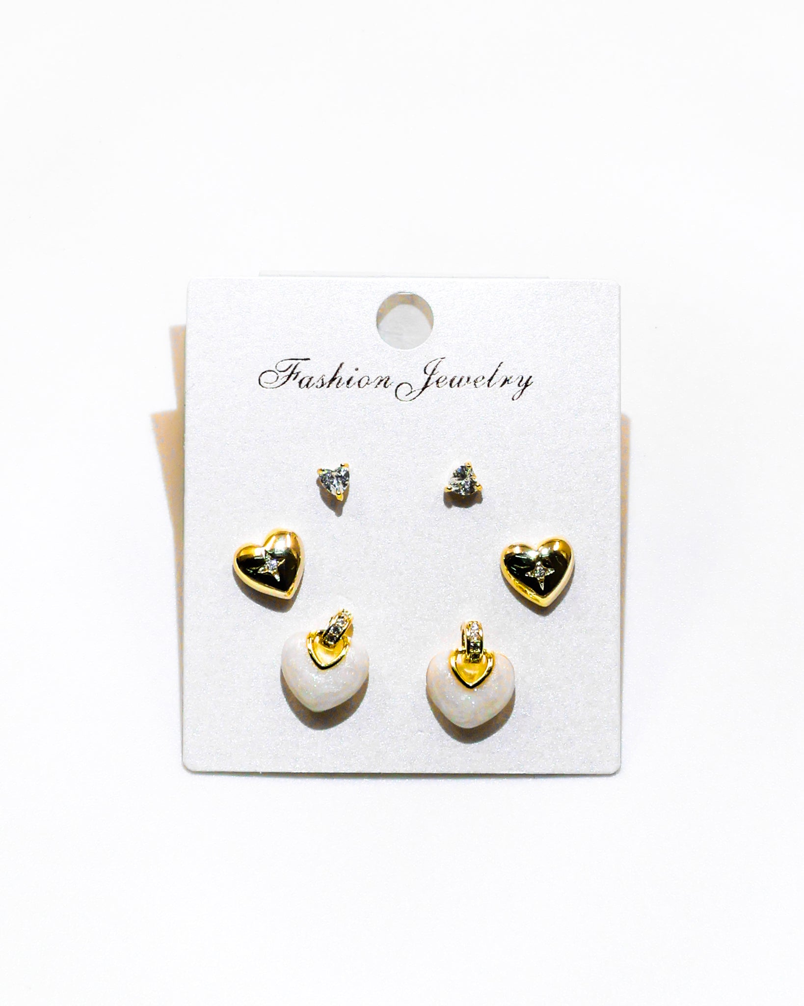 Set Aretes X3 - M5 Oro Laminado