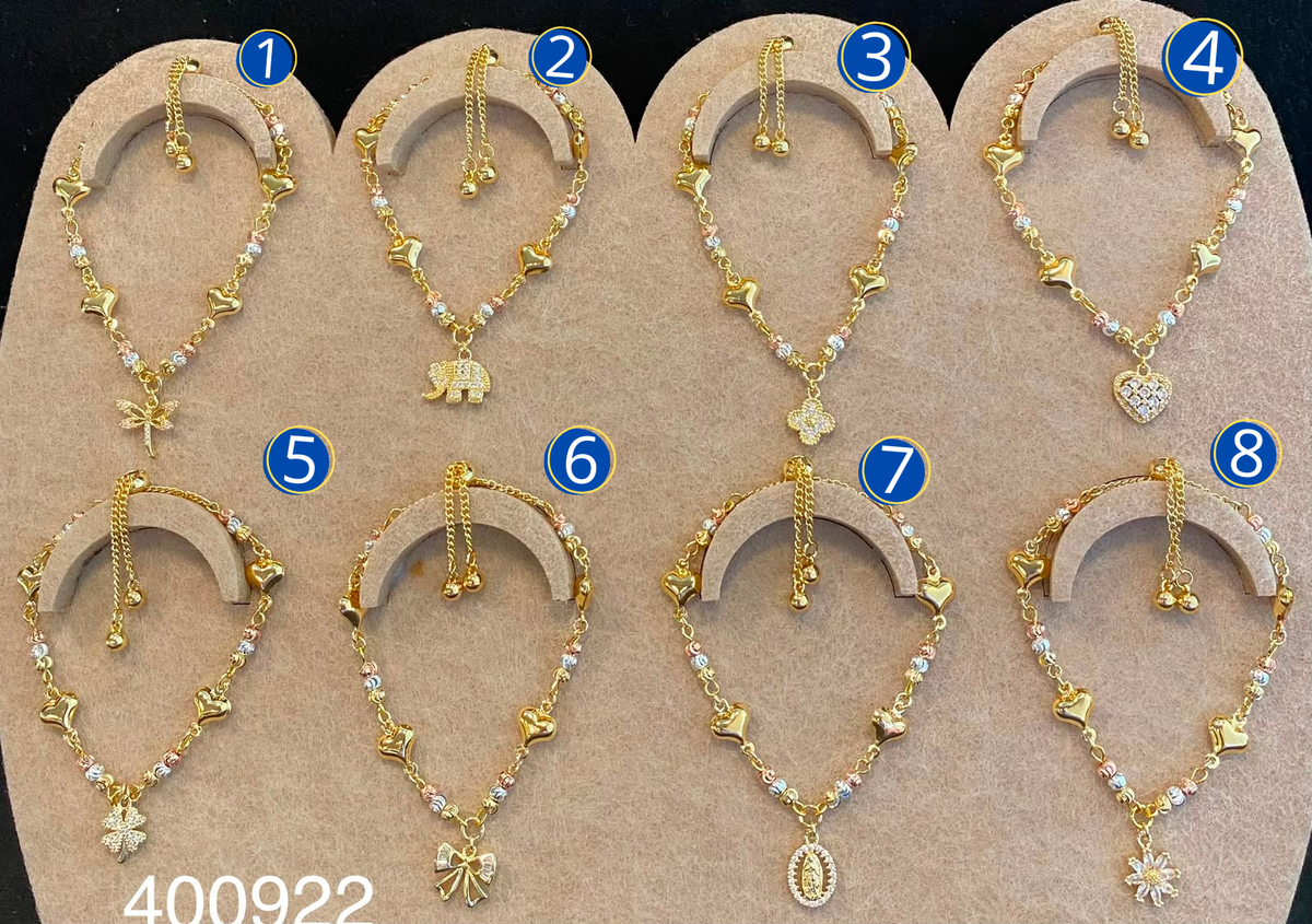 [12/SEPTIEMBRE/26] Pulseras Dorada M7 Oro Laminado