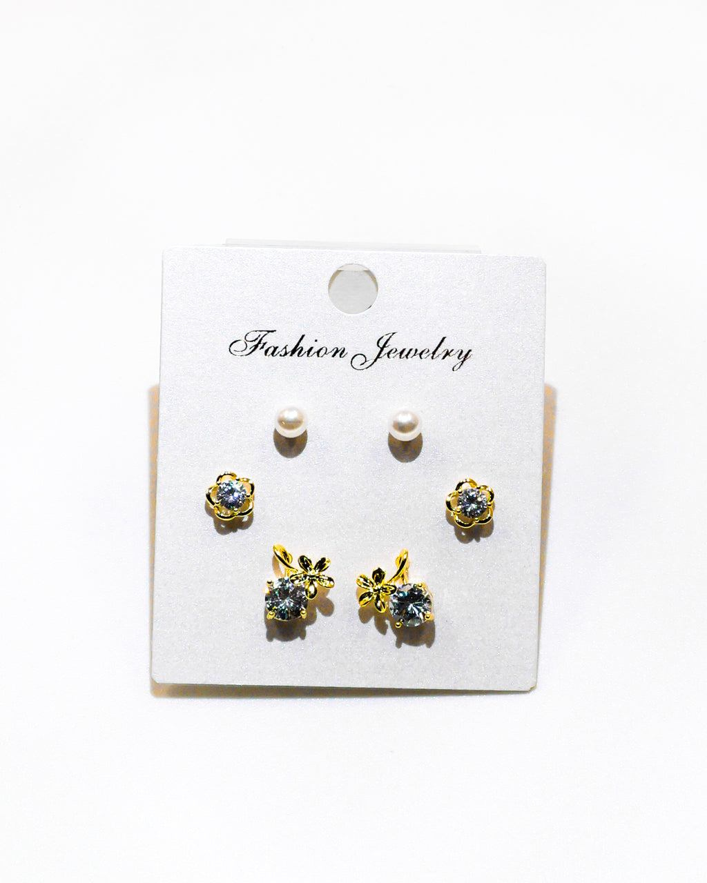 Set Aretes X3 - M116 Oro Laminado