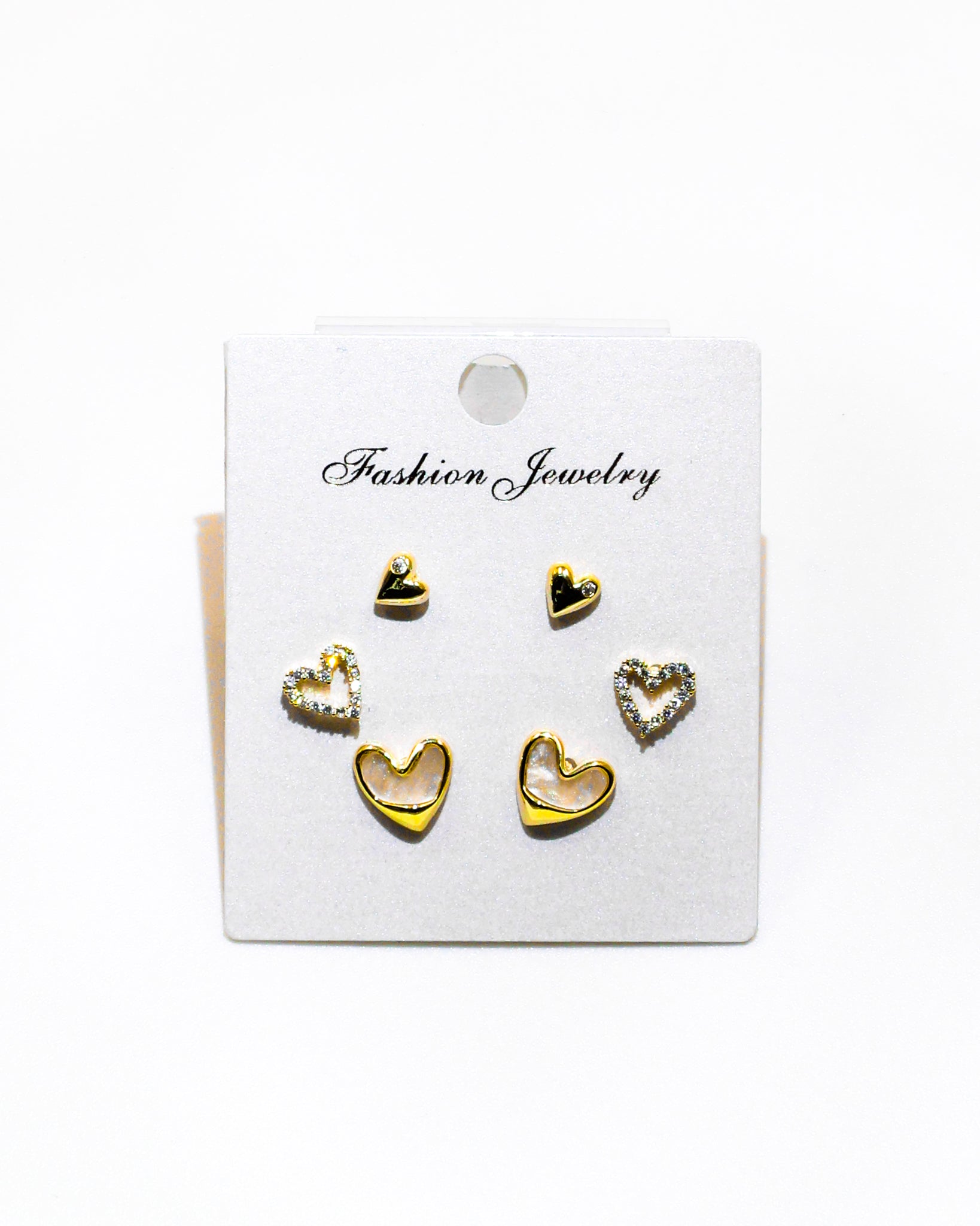 Set Aretes X3 - M7 Oro Laminado