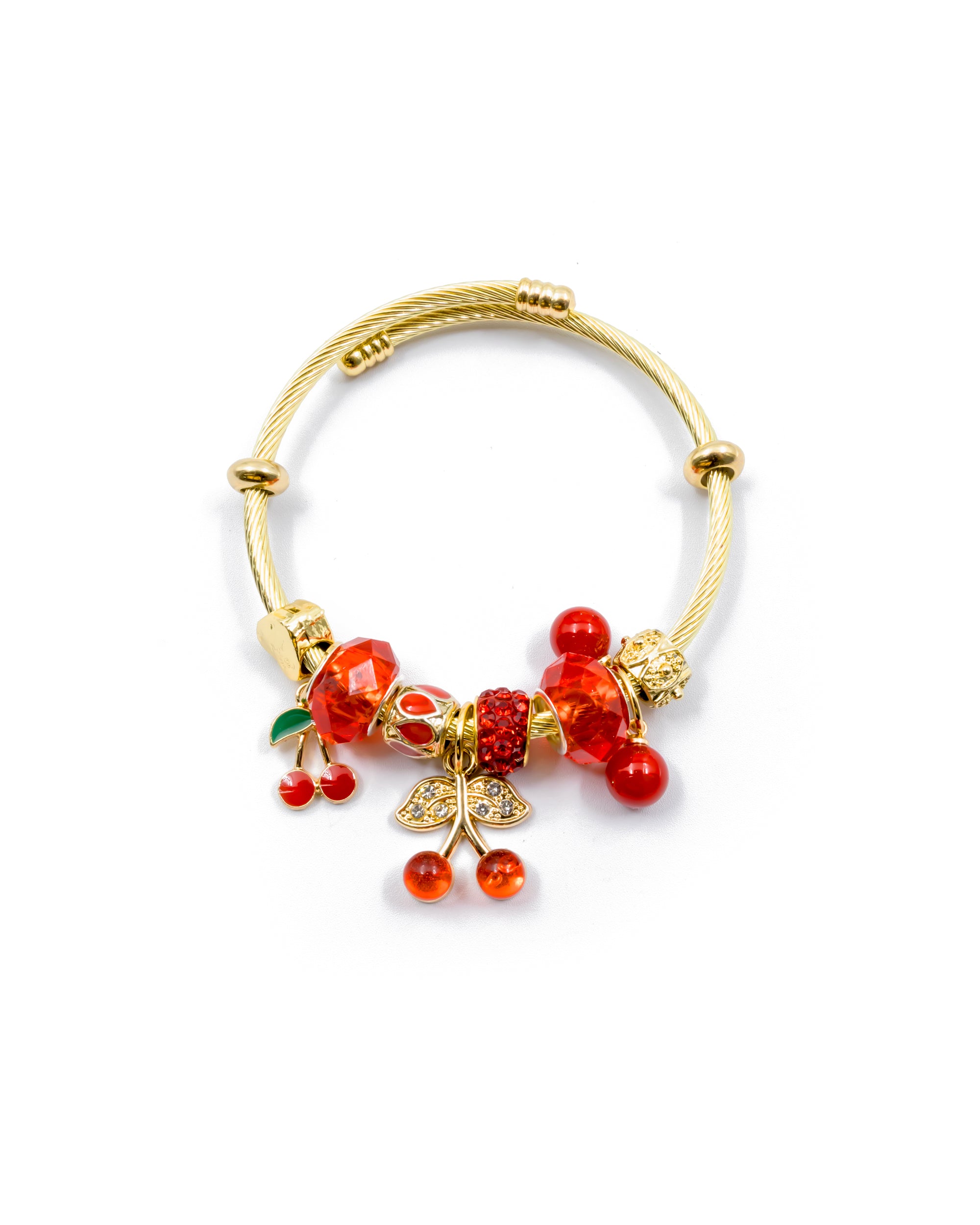 PULSERA DE CORAZON M1 ORO LAMINADO