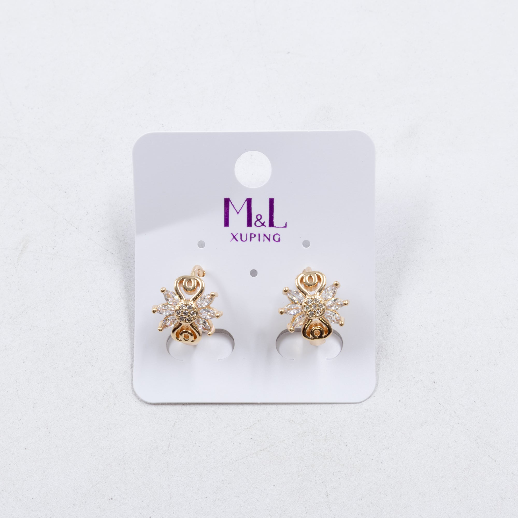 Aretes Xuping Dorados M4 Oro Laminado