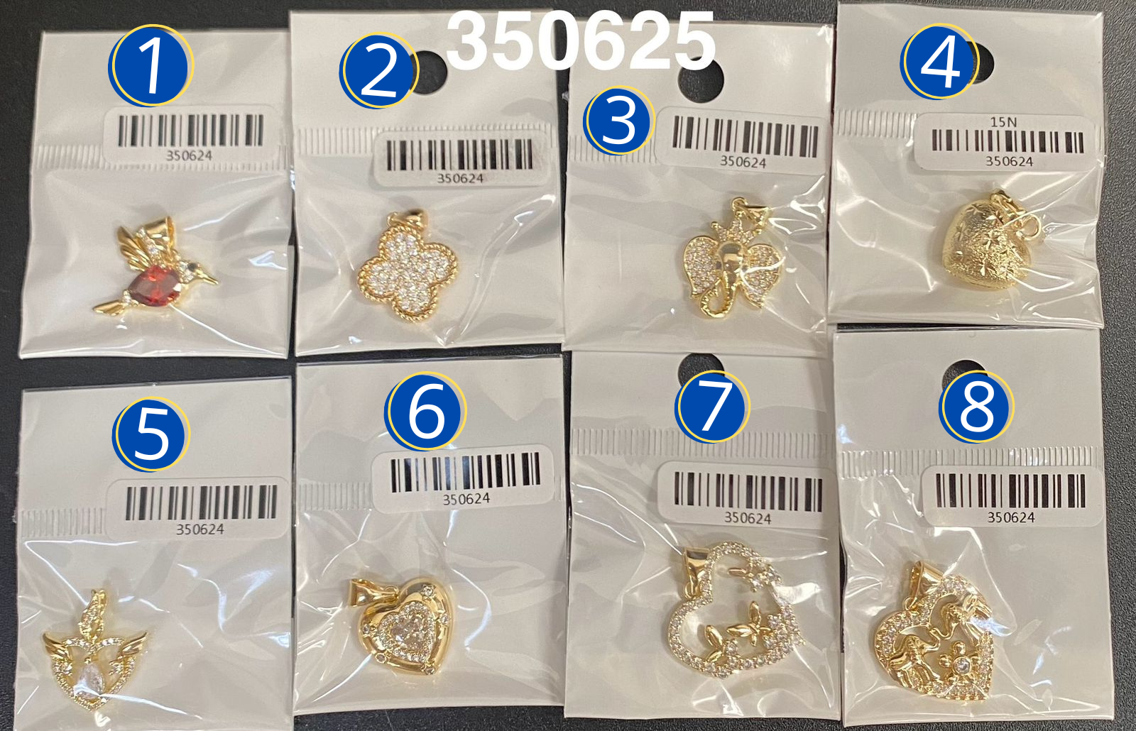 Dijes Dorados M1 Oro Laminado 04/03/26