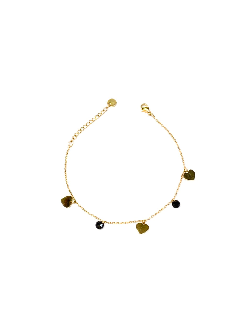 Pulsera Dorada con Dije - M3 Oro Laminado