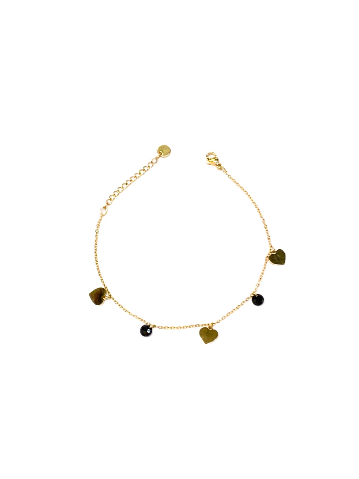 Pulsera Dorada con Dije - M3 Oro Laminado
