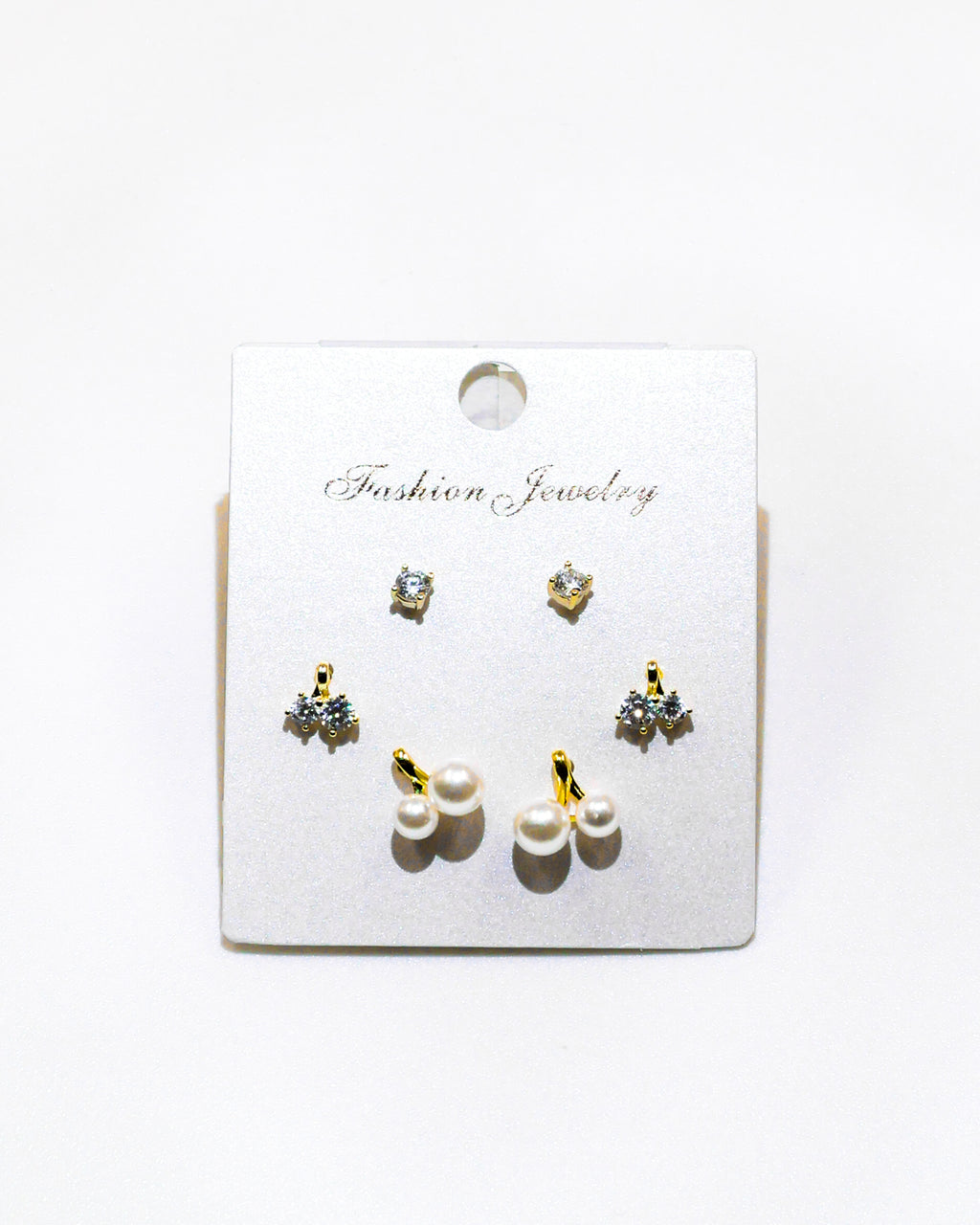 Set Aretes X3 - M14 Oro Laminado