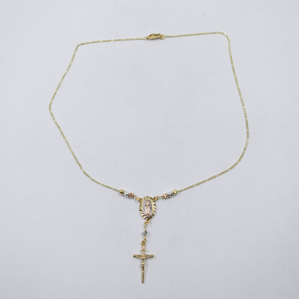 Collar Dorado Religioso M1 Oro Laminado