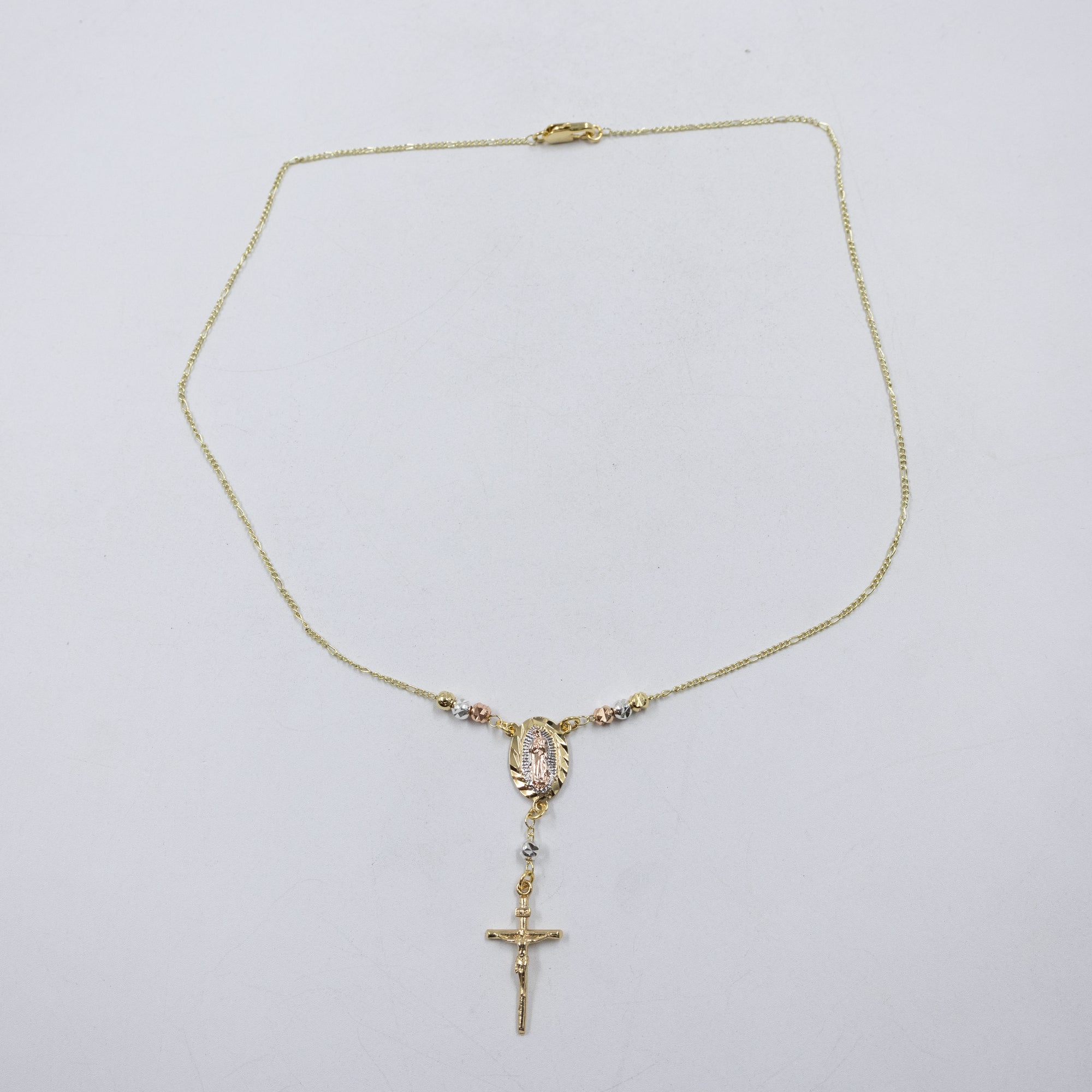 Collar Dorado Religioso M1 Oro Laminado