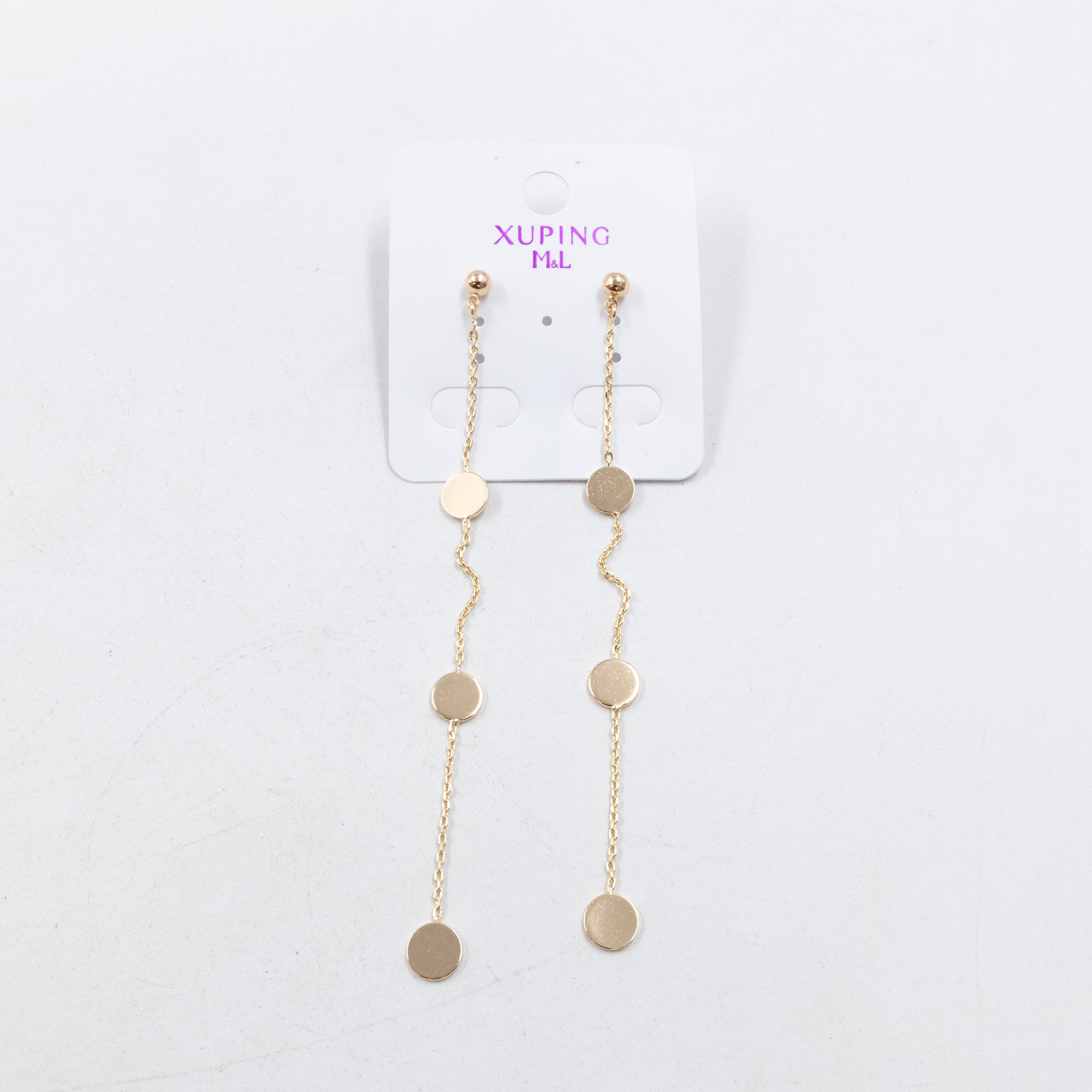 Aretes Xuping Dorados M1 Oro Laminado