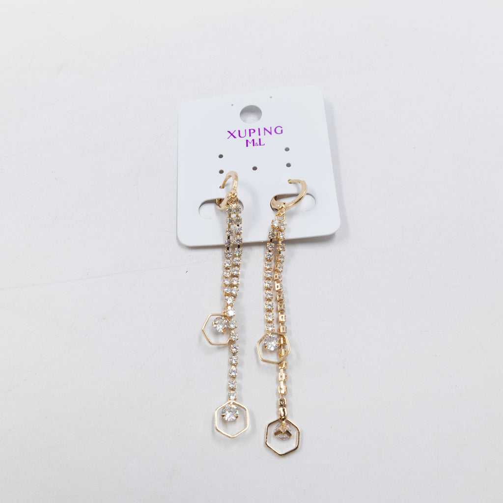 Aretes Dorados Xuping de Gancho M11 Oro Laminado
