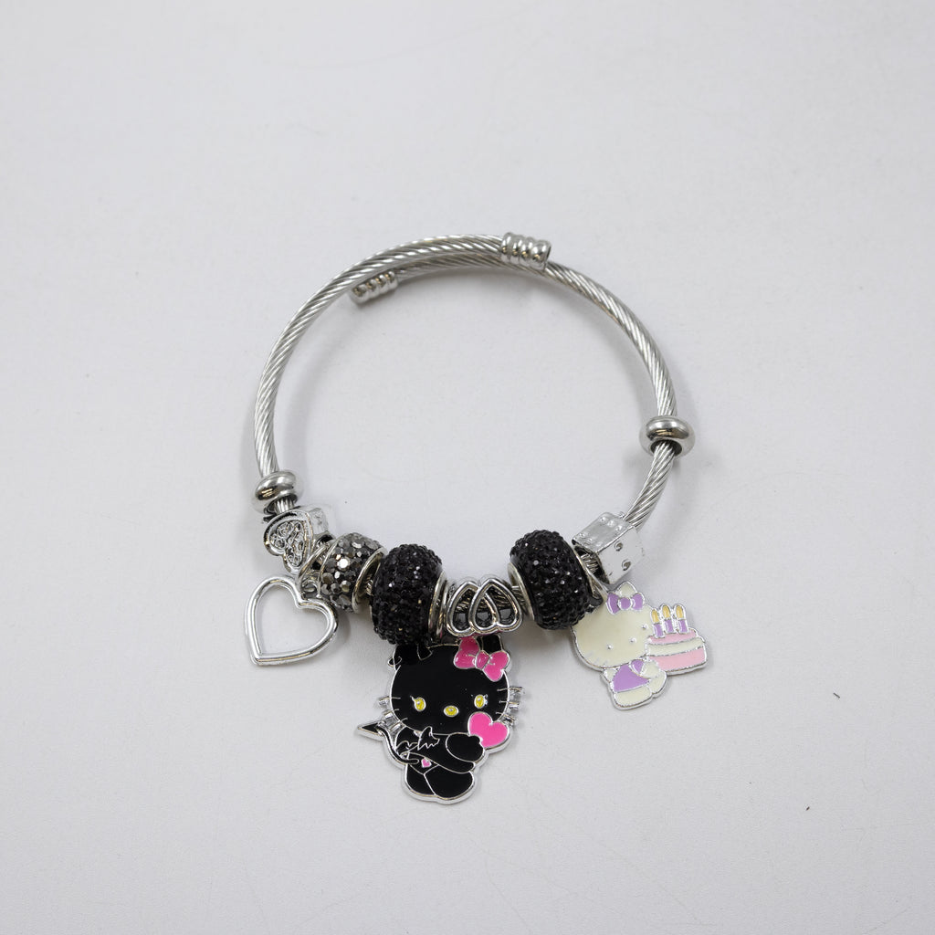 Pulsera tipo Pandora Plateados M1 Oro Laminado