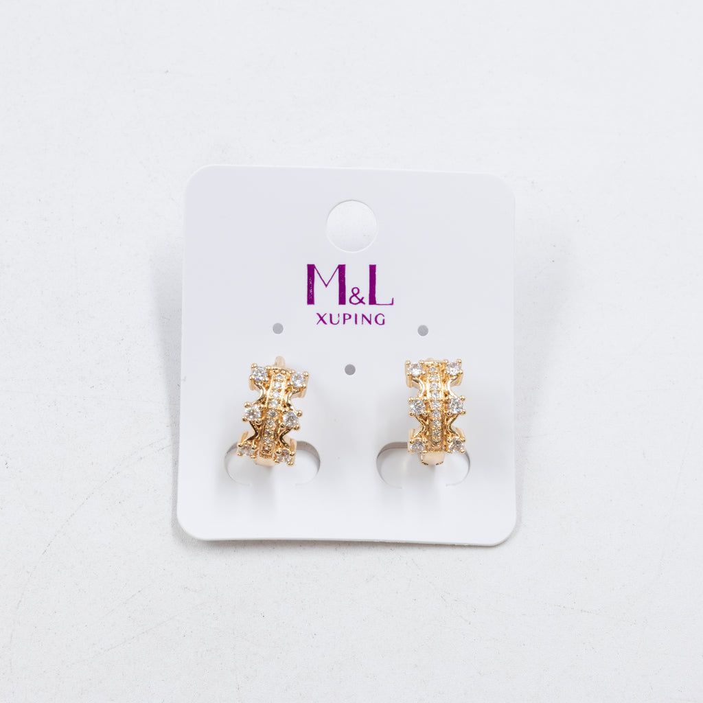 Aretes Xuping Dorados M3 Oro Laminado