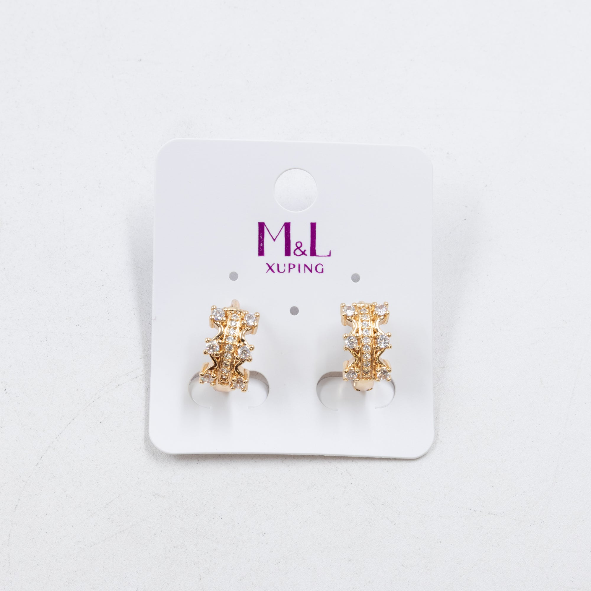Aretes Xuping Dorados M3 Oro Laminado