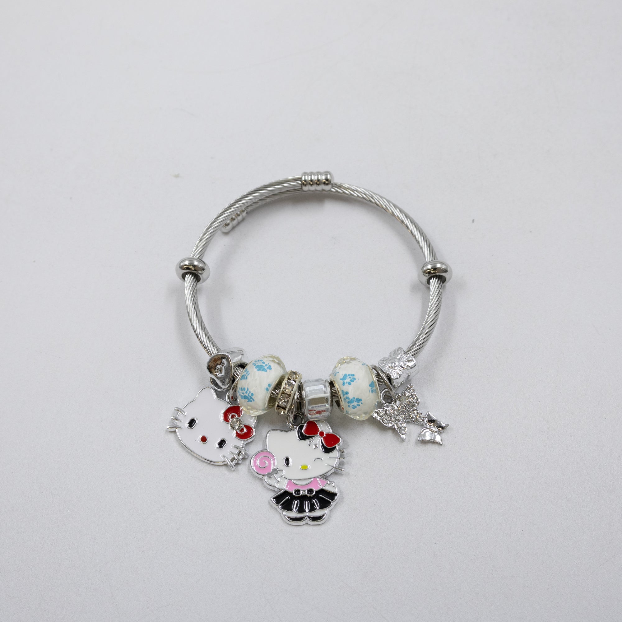 Pulsera tipo Pandora Plateados M5 Oro Laminado