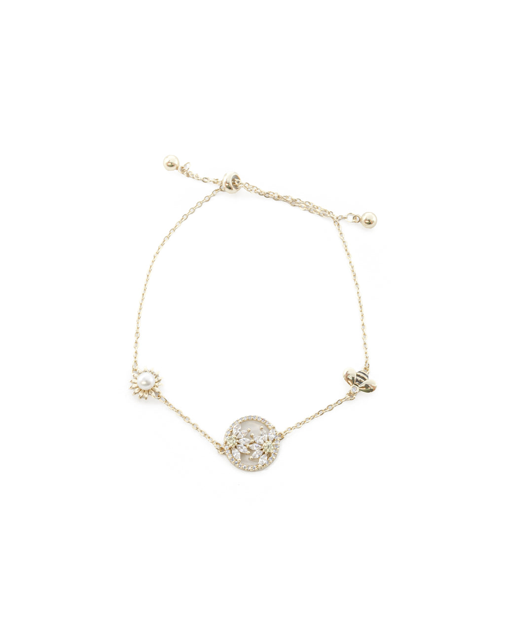 Pulsera Dorada Ansheli M20 - Oro Laminado