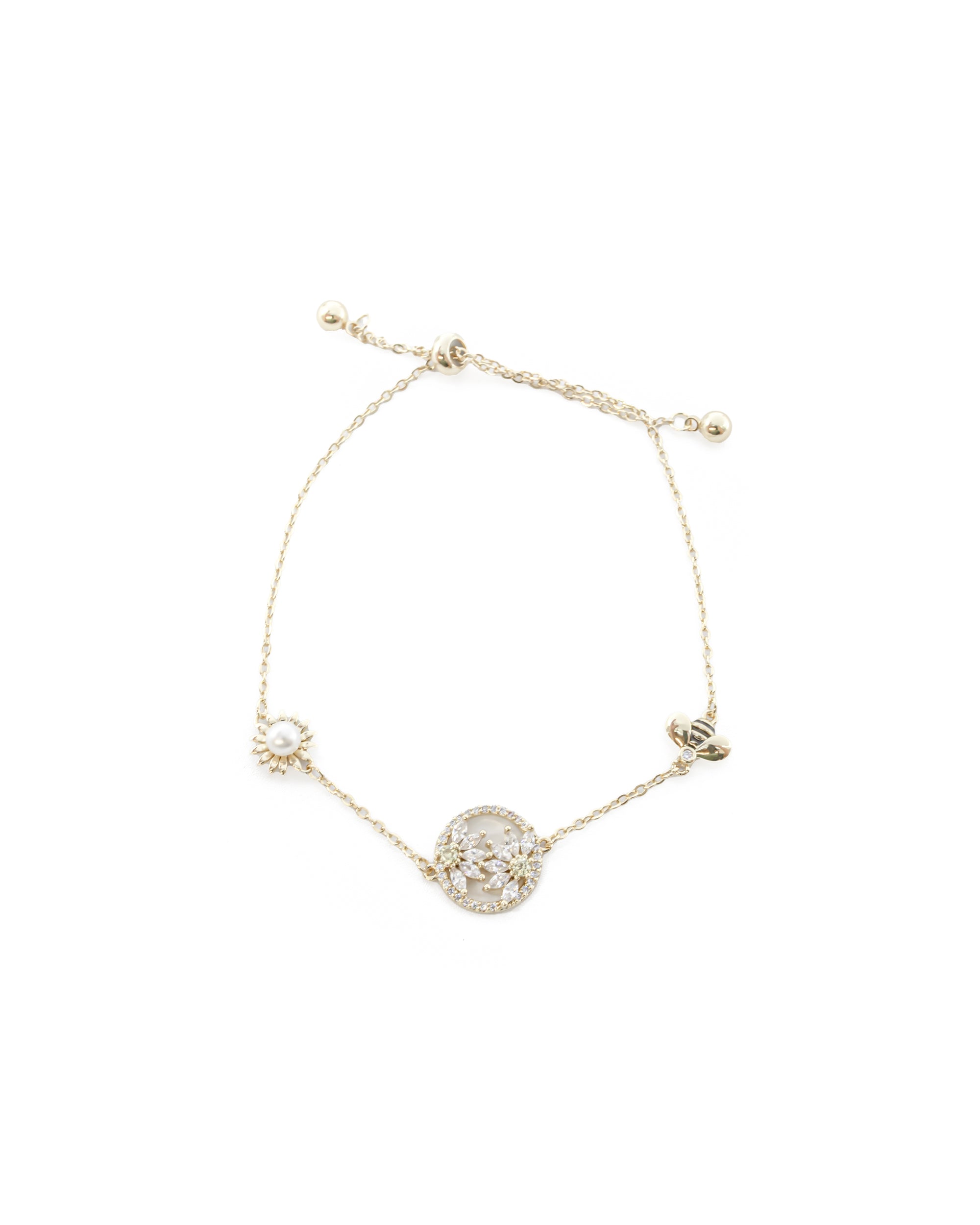 Pulsera Dorada Ansheli M20 - Oro Laminado
